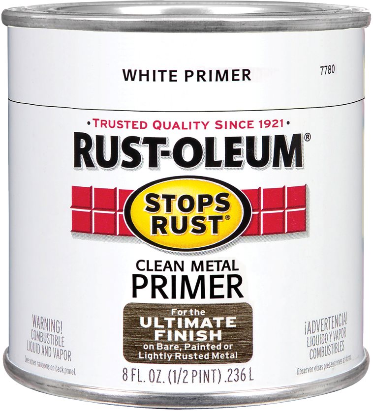 White Clean Metal Primer - 1/2 Pt.