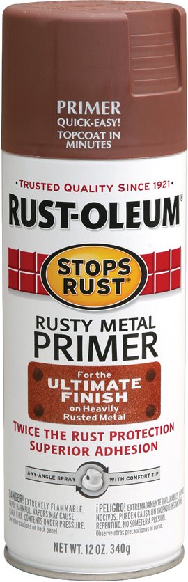 Rusty Metal Spray Primer - 12 Oz.