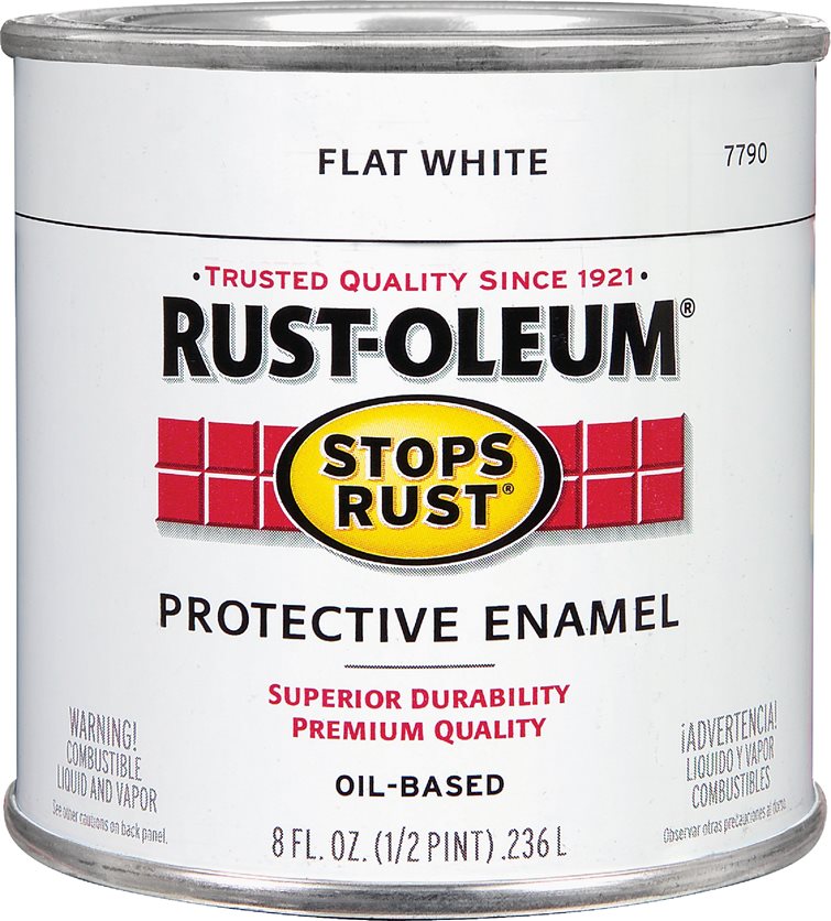 Flat White Enamel by Rust-Oleum - 1/2 Pt.