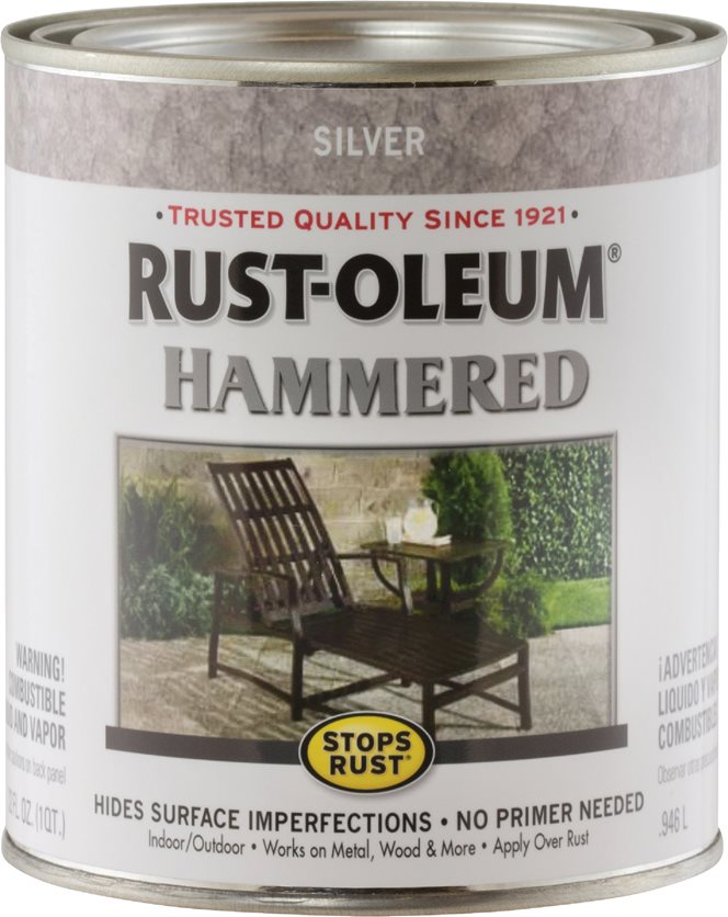 Silver Hammered Paint by Rust-Oleum