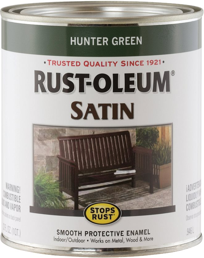 Satin Hunter Green Enamel - 1 Qt.