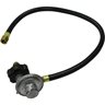 GrillPro 21 In. PVC POL LP Hose & Regulator