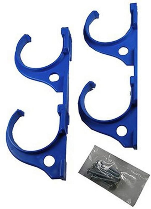 JED Pool Tools Pole and Hose Hangers - 4PC HD Construct Hook.