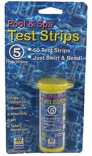 JED Pool Tools 50 Count 4 in 1 Pool and Spa Test Strips