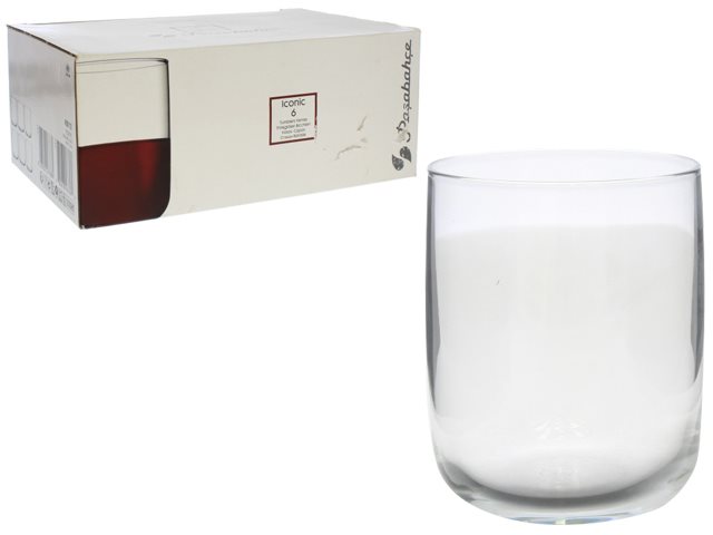 Iconic Tumbler Glasses 285cc, 6-pack