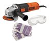 Angle Grinder Goggles And Gloves Kit 127V/50-60Hz