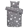 Easy Duvet Cover Gray & White