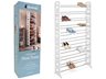 Freestanding 30-Pair Shoe Tower White