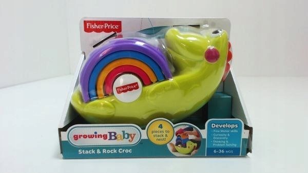 Fisher-Price Growing Baby Stack & Rock Croc