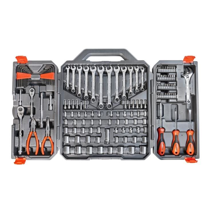 150 Pc. 1/4quot; and 3/8quot; Drive Point SAE/Metric Professional Tool  Set Building Depot