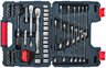 70 Pc. 1/4 & 3/8 Drive 6 & 12 Point Standard SAE/Metric Mechanics Tool Set