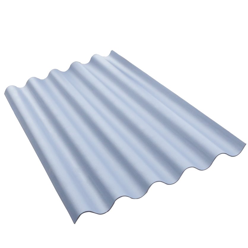Fiber Cement Corrugated Roof Sheet, P7, 6Ft