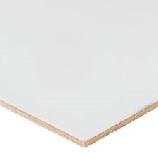ZHONGJU MDF Board 15mm, White Both Sides, 4x8 Ft, Matte