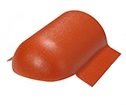 PVC Terracotta End Ridge Tile 240mm