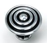 1 1/2 Kama Target Knob - Antique Silver.