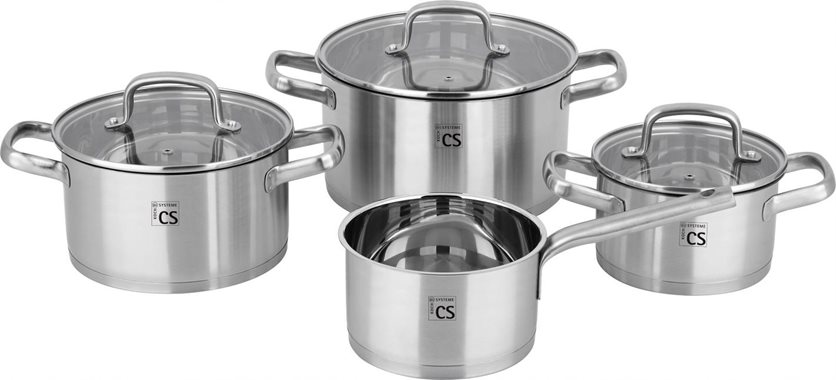 Beckum Cookware Stainless Steel 7 Piece Set