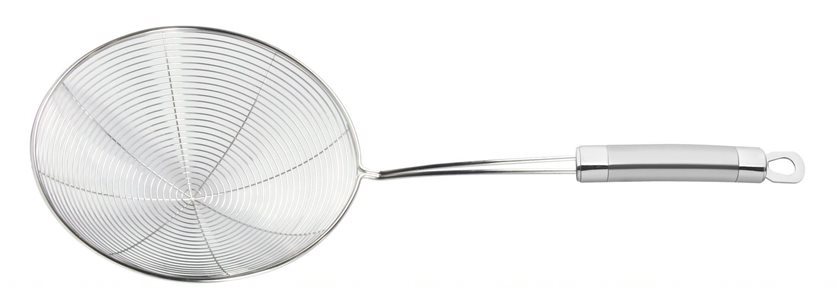 Exquisite Asian skimmer stainless steel 19.2 cm