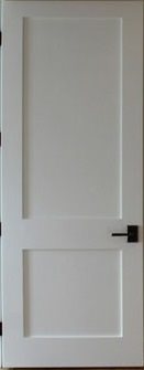 White Shaker Door, 2-Panel, 93x211.5x3.5cm