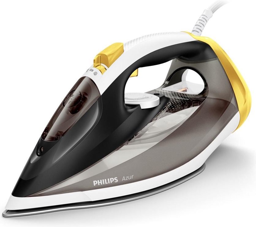 Azur Steam Iron - Gray/Yellow/White