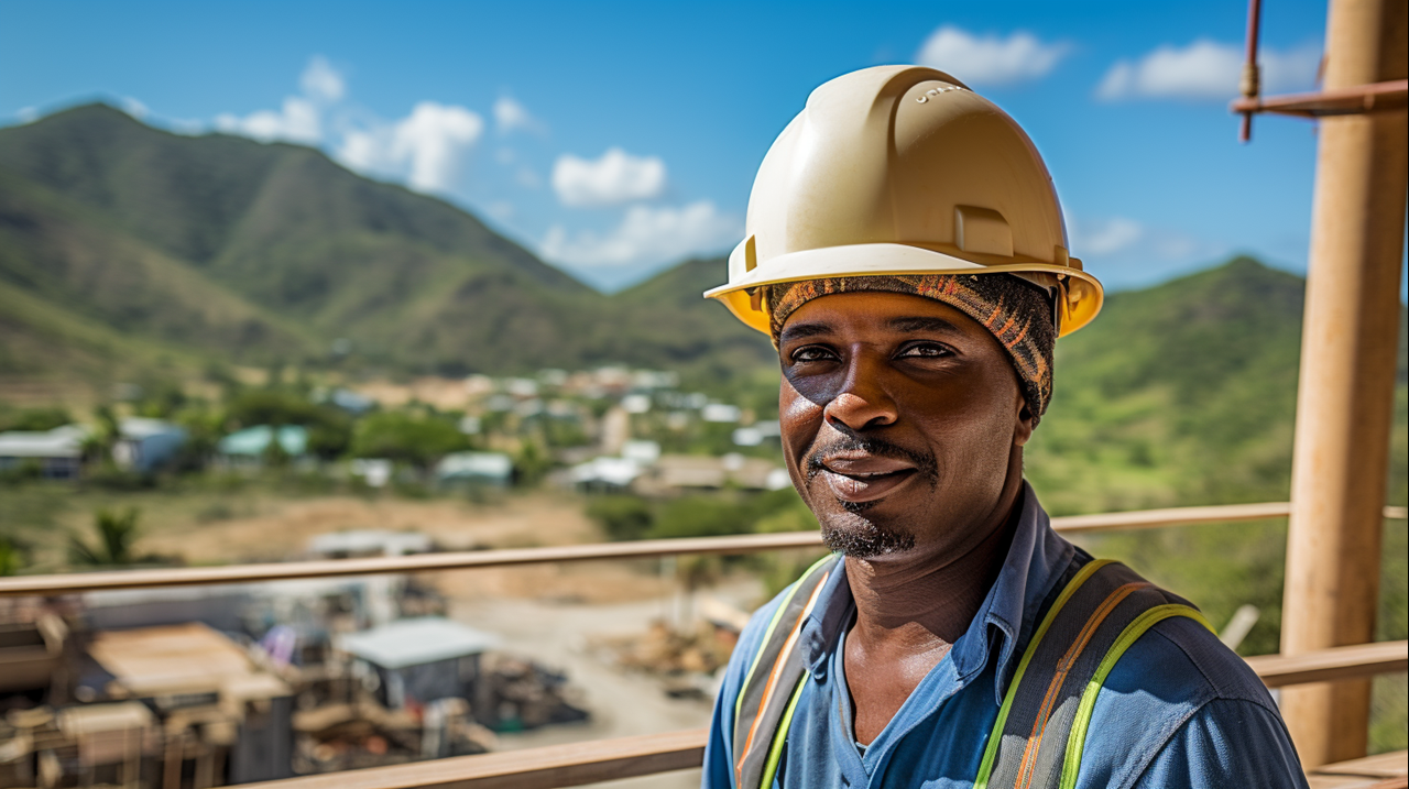 Rascoop A Photo Of A Caribbean Builder On A Construction Site Ac48a95c B2e3 448B Baea 3F3dd5cd1f7d